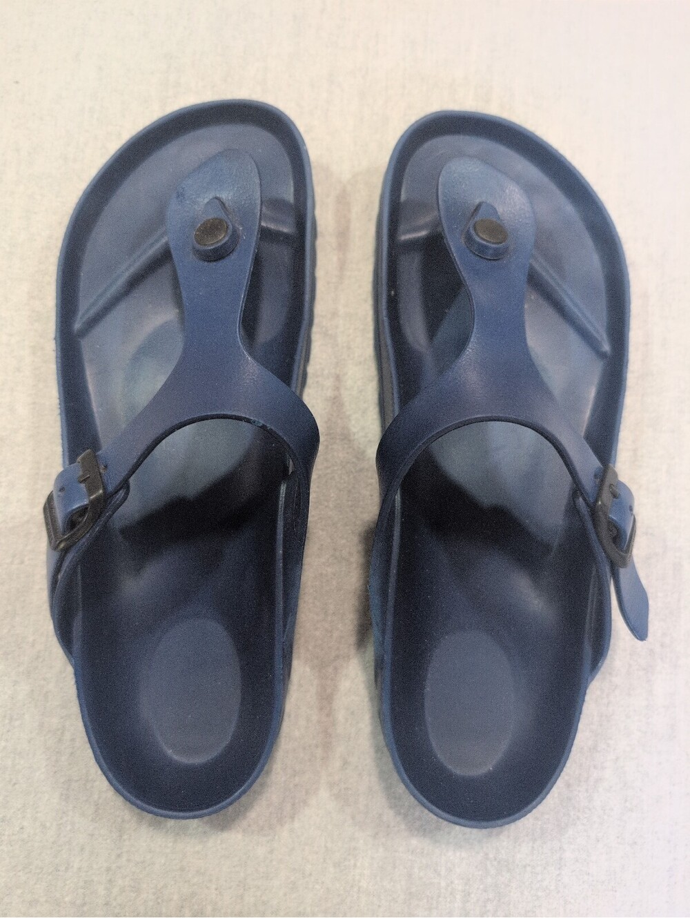 Birkenstock Navy Blue thong sandals